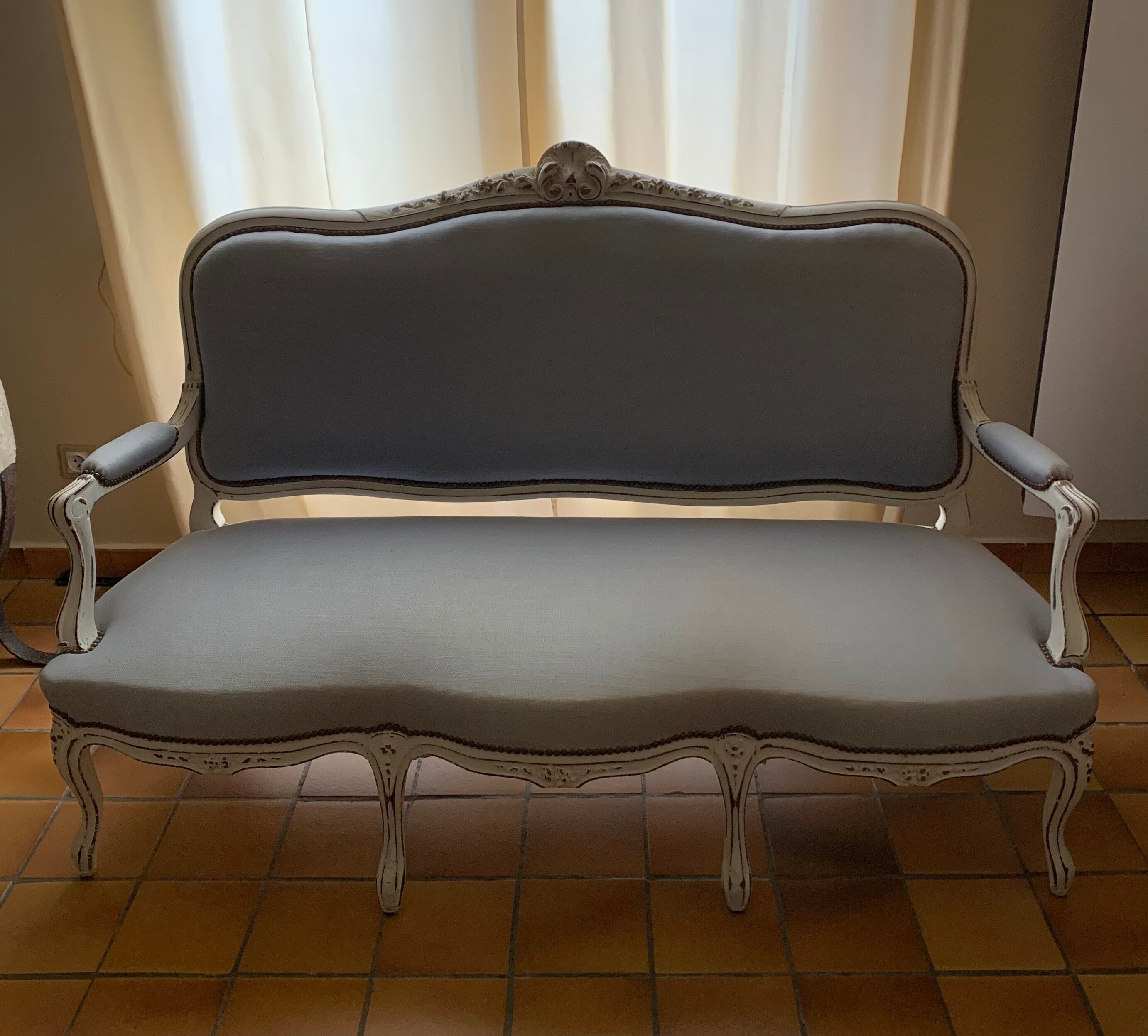 Napoleon III style sofa