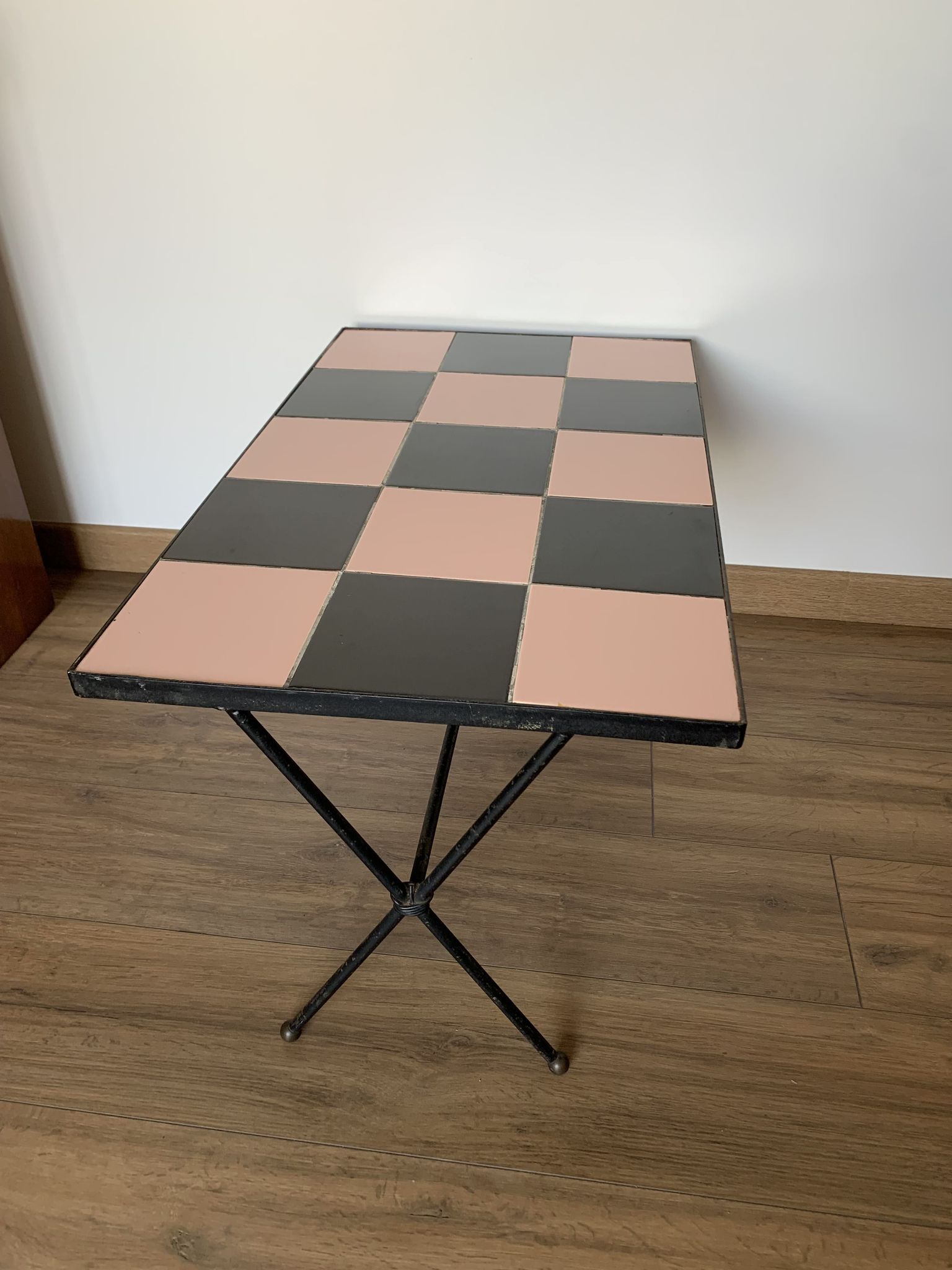 Table basse damier
