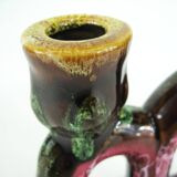 Ceramic candlestick - Georges Pougues-les-Eaux - vintage 60s