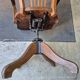 Fauteuil de bureau americain en chene reglable 1950