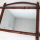 Vintage bamboo mirror