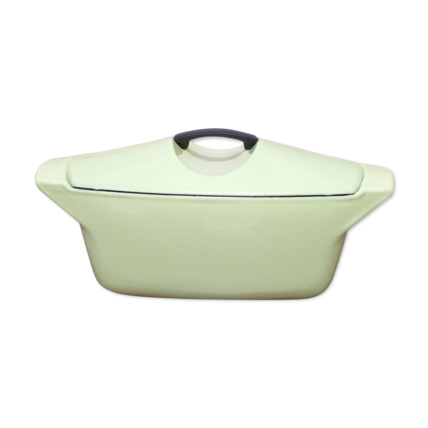 Cocotte jaune Raymond Loewy Le Creuset