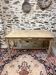 Beautiful stripped wooden table or desk.