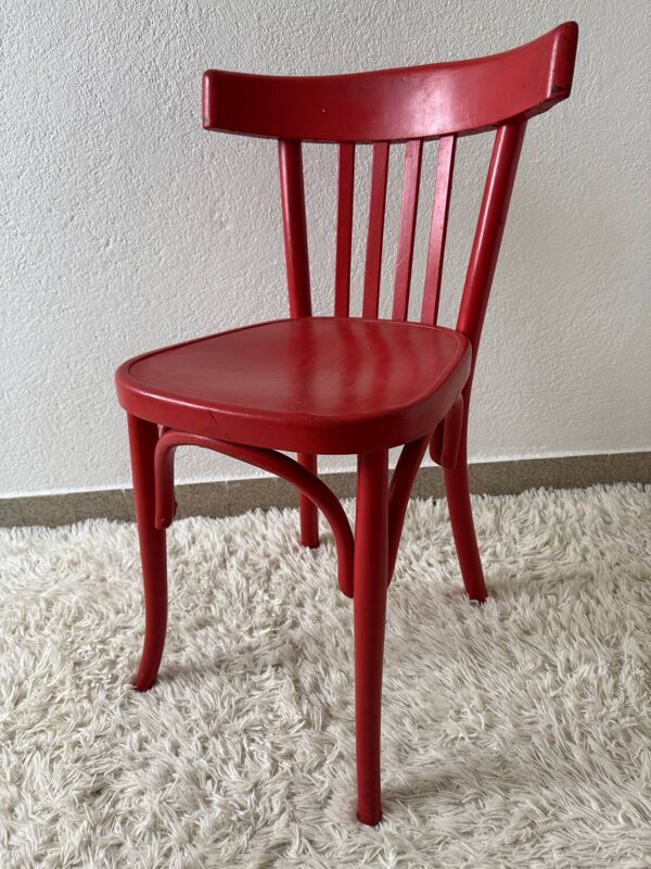 Chaise bistrot bois courbé années 50 Algérie