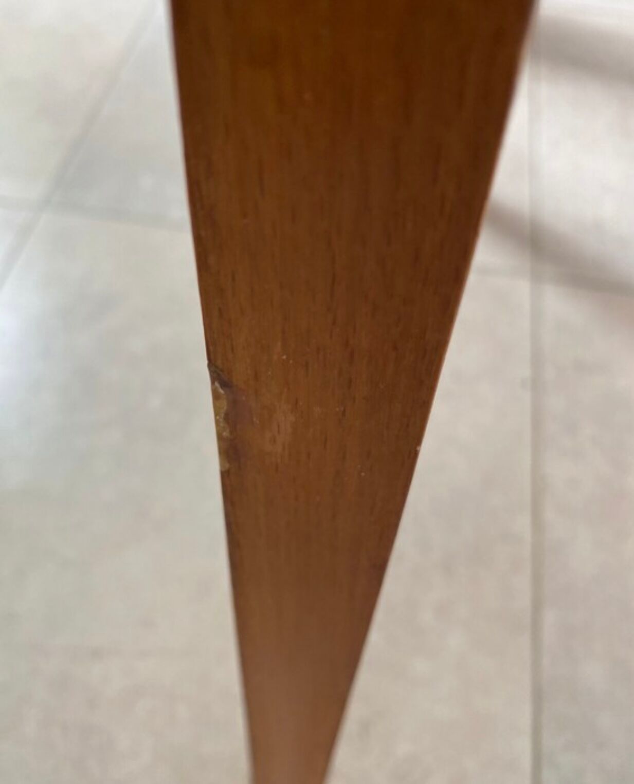 Old Formica children's desk, compass feet, vintage