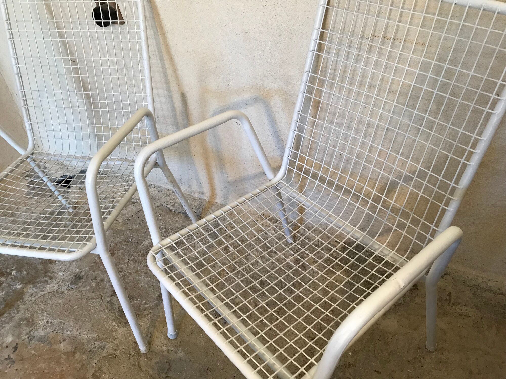 Pair of vintage armchair EMU RIO 1960-1980's
