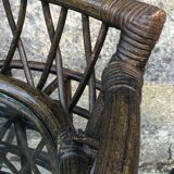 Rattan service or rolling table