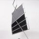 1960s Vintage Voss German Metal and Vinyl Magazine Rack
