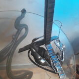 Wrought iron lamp 1930 28x18