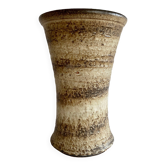 Large! Mid Century ceramic Vase, Brown, Vintage