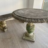 Stone garden table