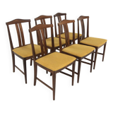 Set of 6 Scandinavian rosewood chairs, Sweden, 1960