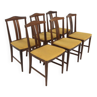 Set of 6 Scandinavian rosewood chairs, Sweden, 1960