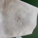 10 old damask monogrammed napkins