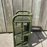 Green bamboo shelf