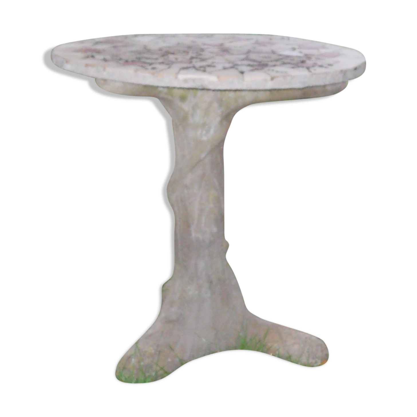 Foot cement garden table shape trunk