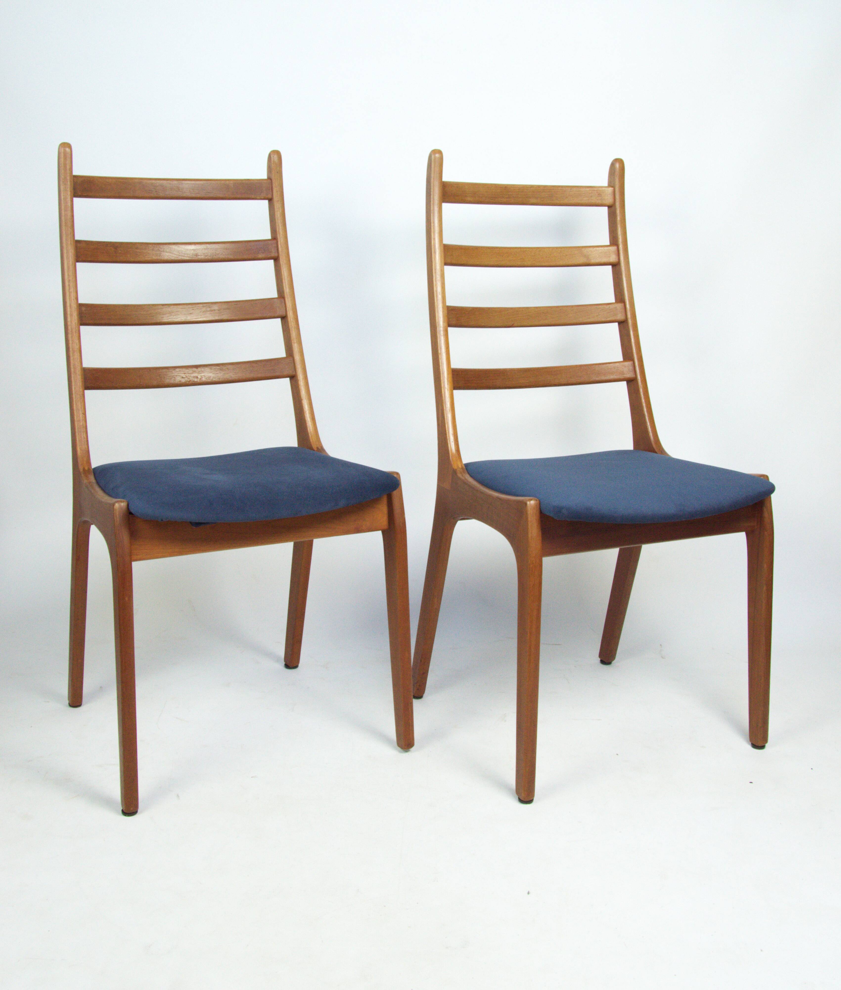Ensemble de quatre chaises, K.S. Mobelfabrik, Danemark, années 1960