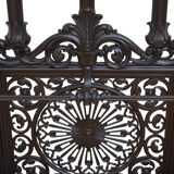Pair of victorian cast iron hall stands
