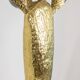 Jacques Duval Brasseur, Large golden brass cactus sculpture. 1992