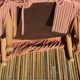 Fauteuil crapaud rose