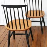 2 chaises vintage - Entièrement restaurées