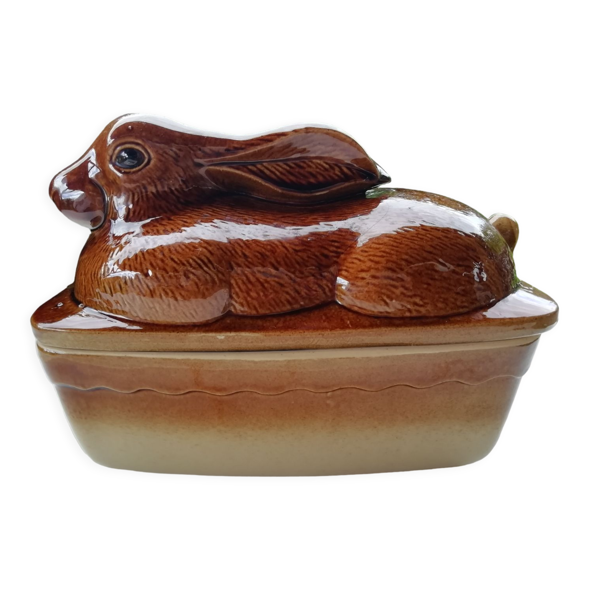 Rabbit barbotine terrine