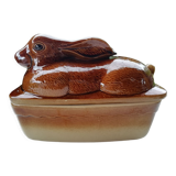 Rabbit barbotine terrine