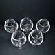 V&B Villeroy & Boch set of 5 crystal balloon glasses for cognac and brandy