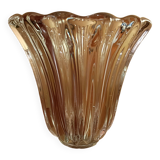 D'Avesn style glass tulip vase