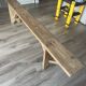 Wooden bench
