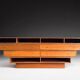 Sculptural Wooden Counter or Bar, Italy, 1970s