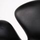 Armchair - The Swan - Model 3320 - Brown leather - Arne Jacobsen - Fritz Hansen - 2007