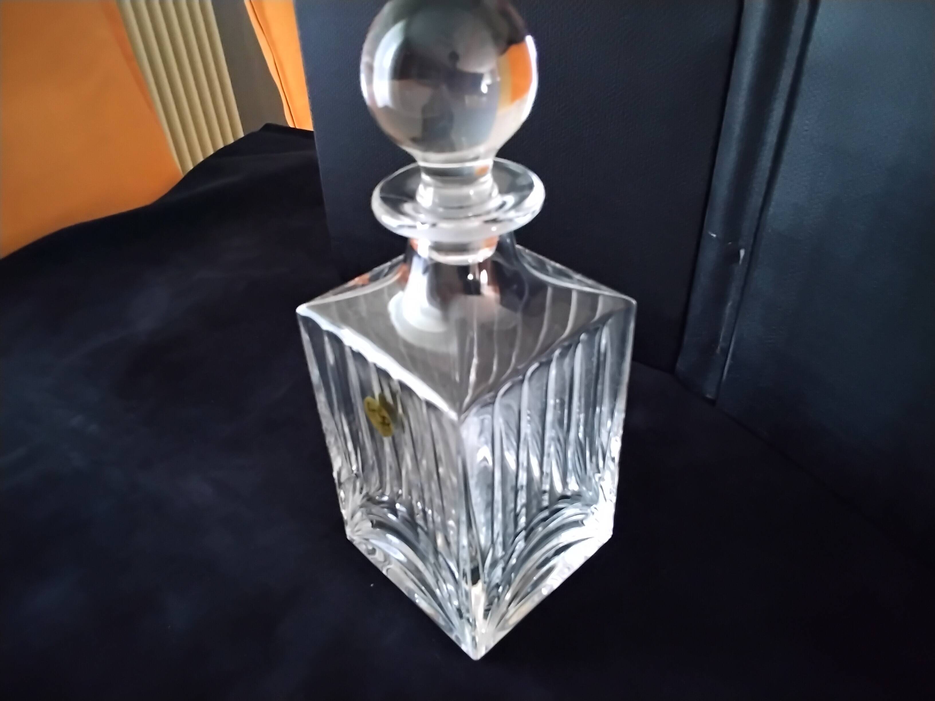 CRC Crystal Whiskey Decanter