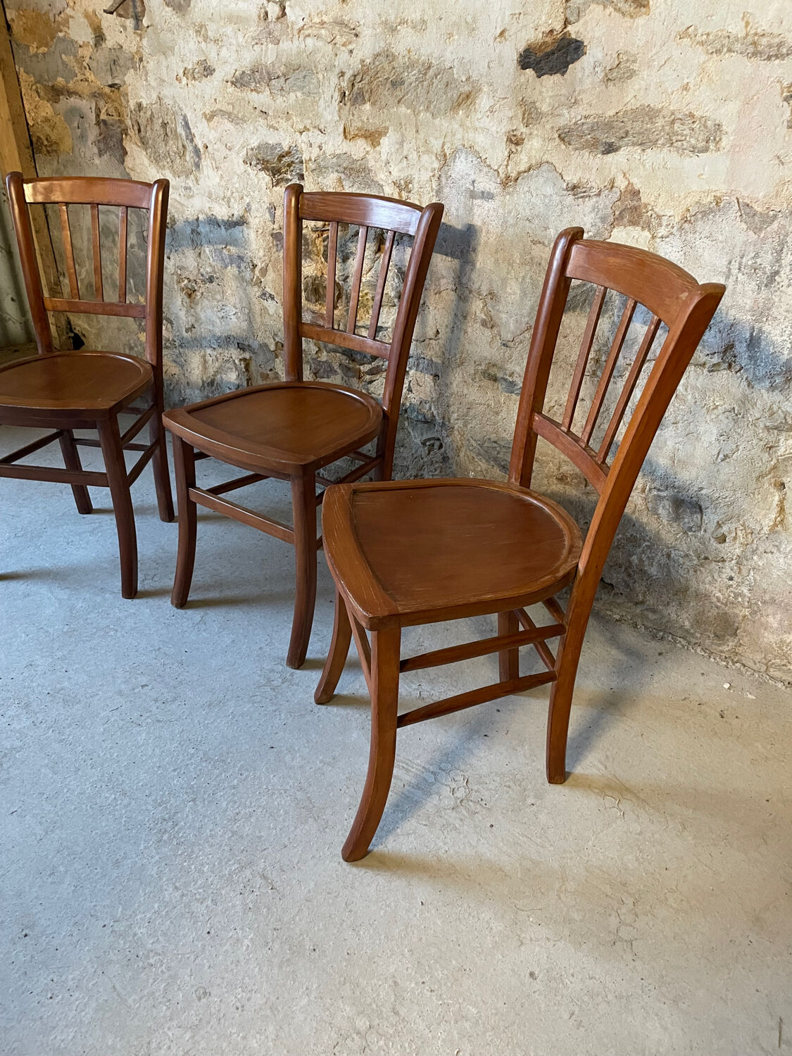 Set of 3 vintage Luterma chairs