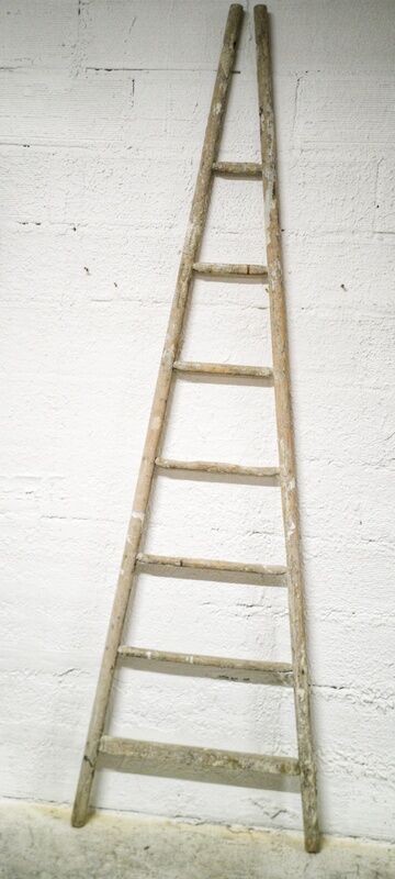 Old wooden ladder