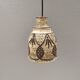 Beautiful ceramic hanging lamp, designed by jette hellerøe denmark, 1960s.