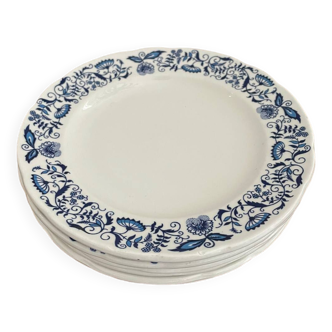 Pyroblan Sarreguemines dessert plates