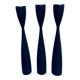 Set of 3 Danish candle holders from the 1950s-60s.