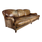 Howard & Sons English leather sofa – 20th century