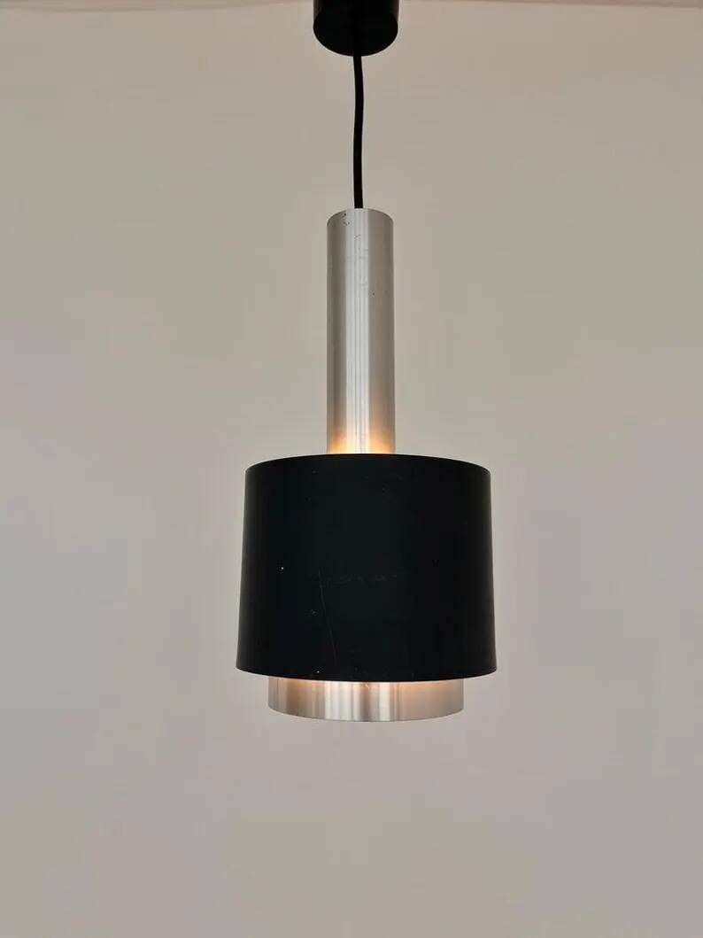 Pair of Midcentury Pendants Doria Leuchten, Germany, 1970s