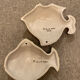 Set of two ceramic fish