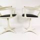 A pair of Space age chairs, Interlubke, designed by Konrad Schafer, Germany, 1960s.