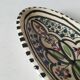 Moroccan glazed ceramic dish in Safi craft style