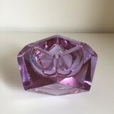 Sommerso cup by Flavio Poli glass from Murano, Italy, 1960