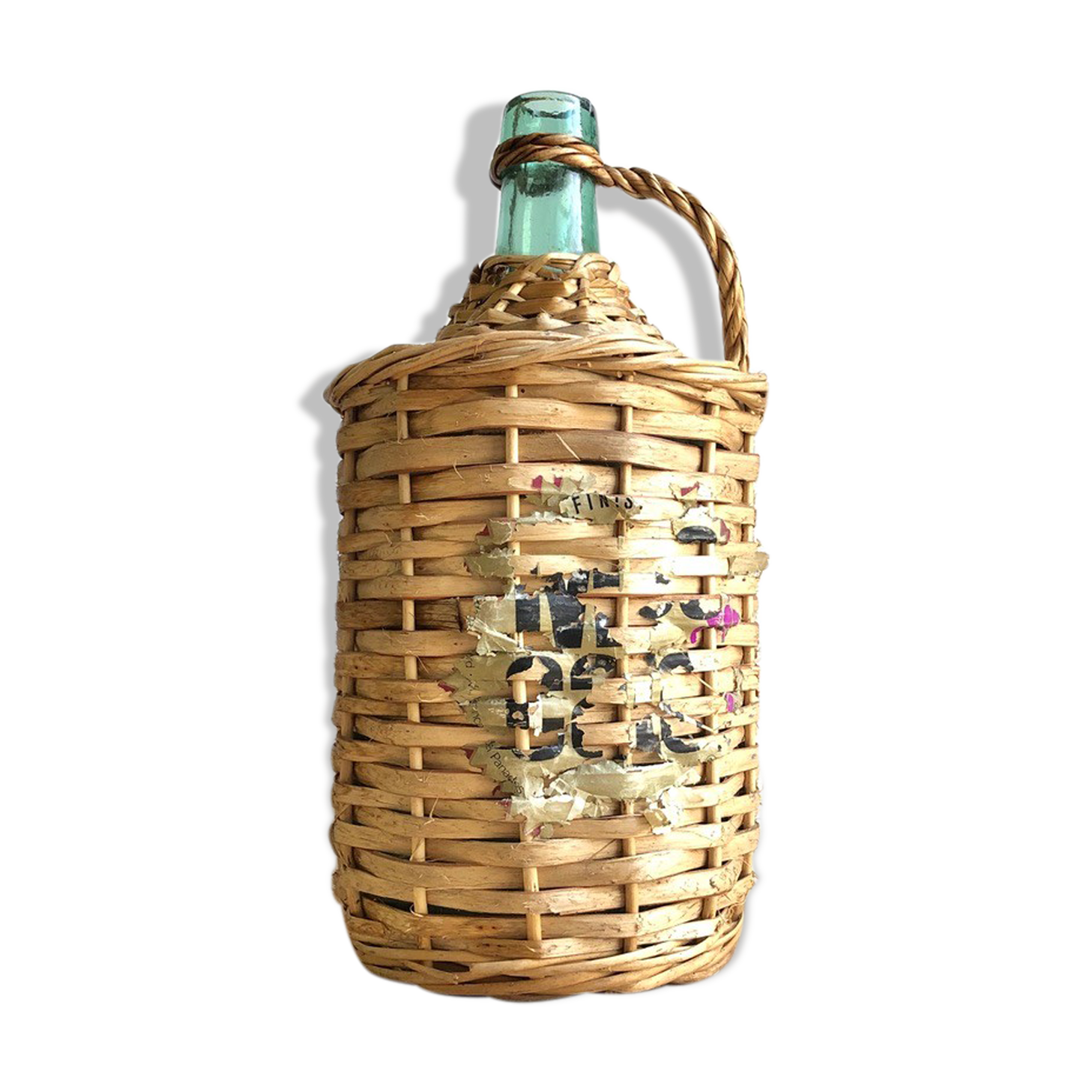 Demijohn and wicker