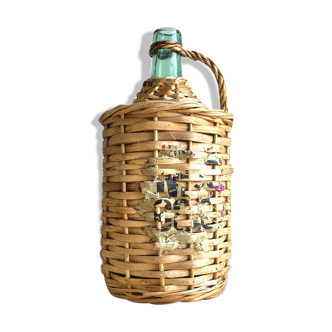 Demijohn and wicker