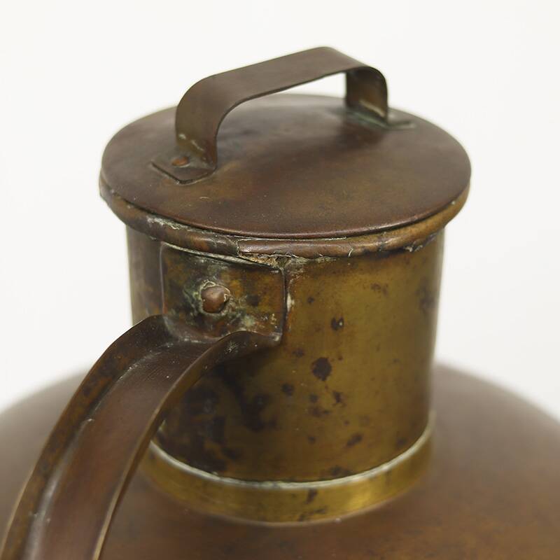 Early 19th century Antique copper milk can