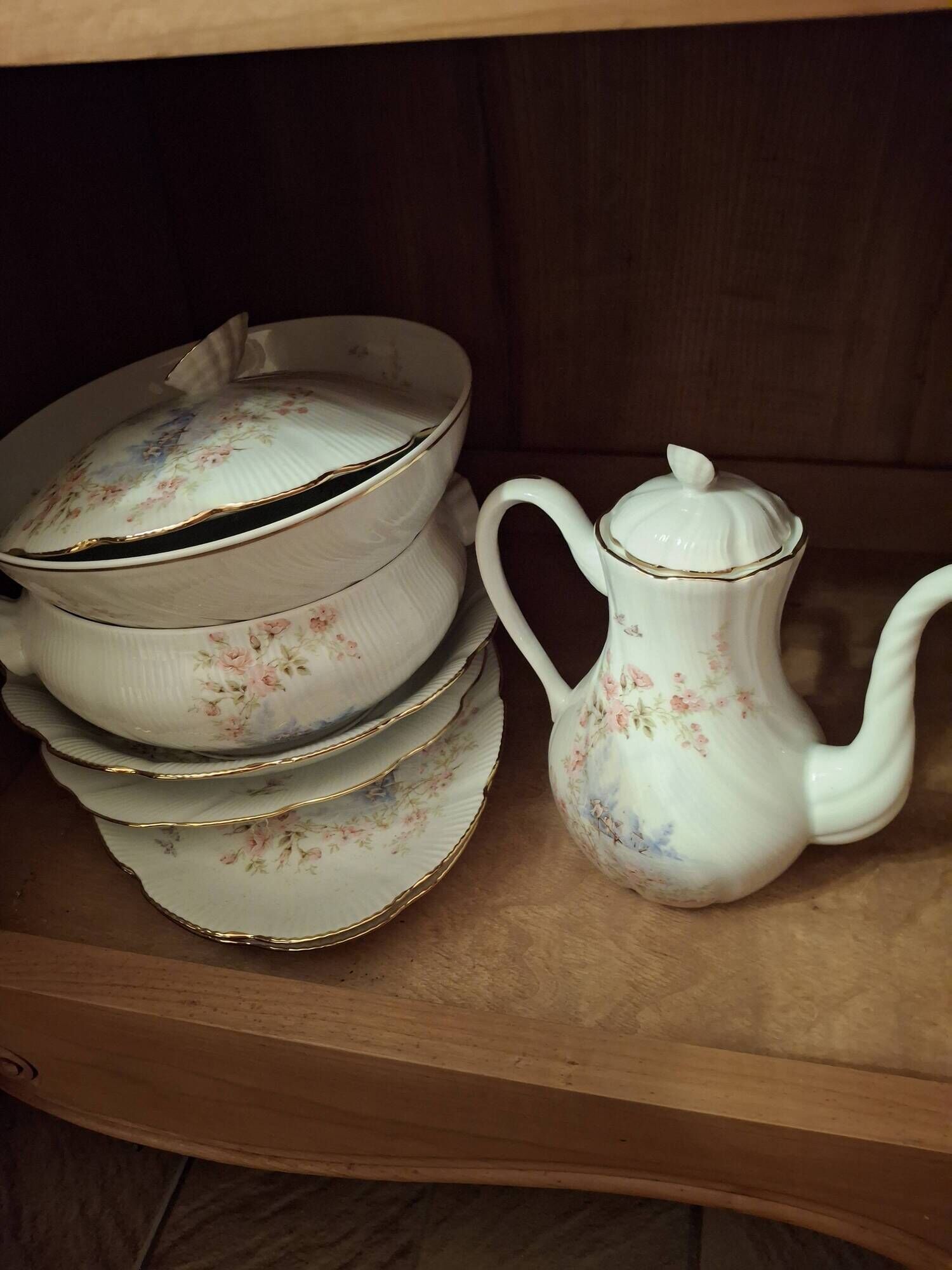 Complete porcelain dinner service