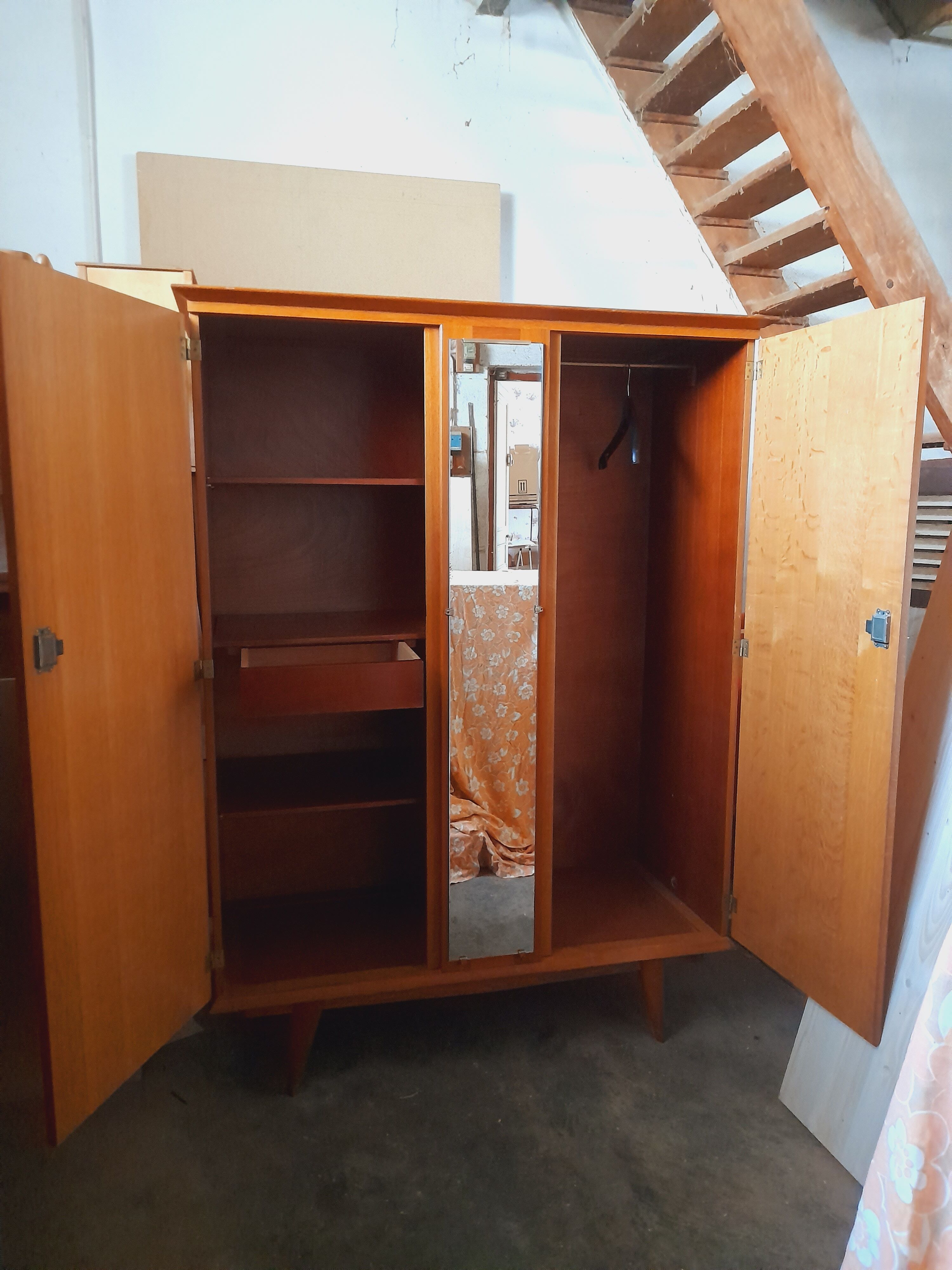 Vintage feet compass cabinet