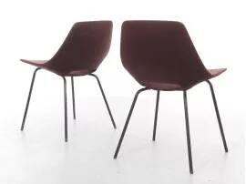 Pair of "barrel" chairs 1965 Pierre Guariche